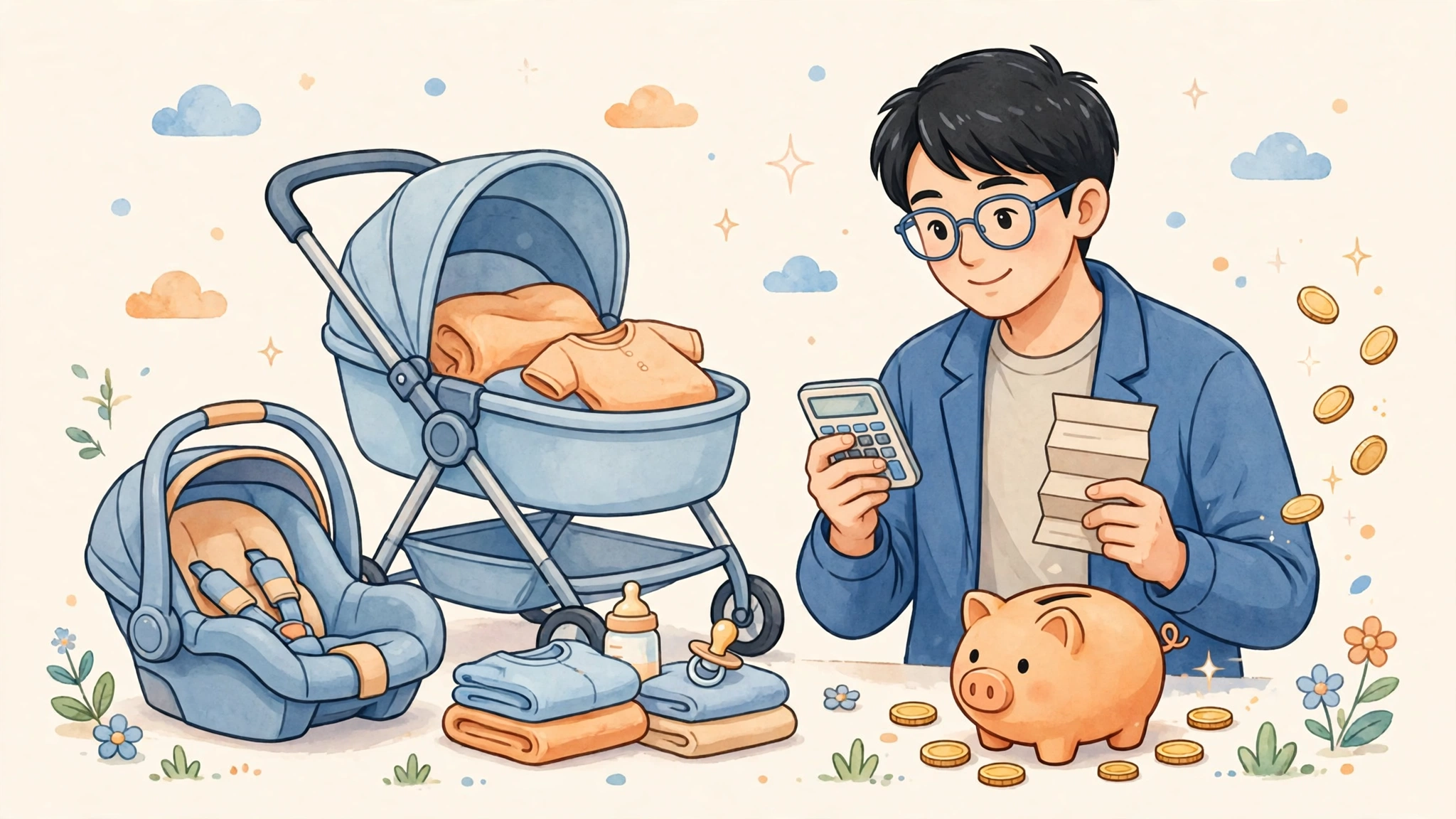 出産準備にかかるお金はいくら？｜本当に必要なもの・後回しでいいもの・もらえるお金との差し引き